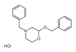 4-benzyl-2-phenylmethoxymorpholine,hydrochloride结构式