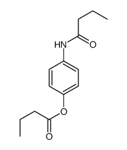 [4-(butanoylamino)phenyl] butanoate Structure