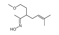 N-[3-(2-methoxyethyl)-6-methylhept-5-en-2-ylidene]hydroxylamine结构式