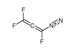 1,3,3-trifluoropropa-1,2-diene-1-diazonium结构式