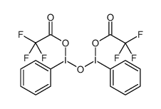 Iodine, μ-oxodiphenylbis(trifluoroacetato-O)di Structure