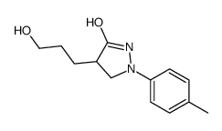 4-(3-hydroxypropyl)-1-(4-methylphenyl)pyrazolidin-3-one Structure