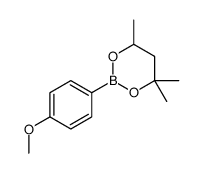 2-(4-Methoxyphenyl)-4,4,6-trimethyl-1,3,2-dioxaborinane图片