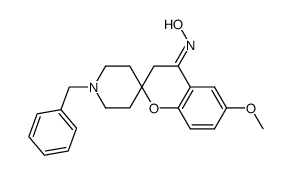 1'-benzyl-6-methoxyspiro[chromene-2,4'-piperidin]-4(3H)-one oxime结构式