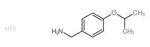 (4-异丙氧基苯基)甲胺盐酸盐结构式