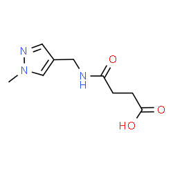 4-([(1-Methyl-1H-pyrazol-4-yl)methyl]amino)-4-oxobutanoic acid picture