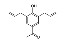 1-(3,5-diallyl-4-hydroxy-phenyl)-ethanone Structure