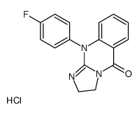 10-(4-fluorophenyl)-2,3-dihydroimidazo[2,1-b]quinazolin-5-one,hydrochloride Structure