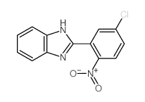 1H-Benzimidazole,2-(5-chloro-2-nitrophenyl)- Structure