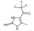 1-(2-amino-5-methyl-1H-imidazol-4-yl)-2,2,2-trifluoroethanone结构式