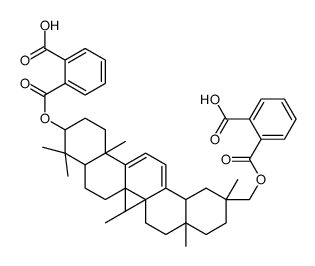 18-olean-9(11),12-diene-3,30-diol dihemiphthalate structure