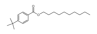 1-decyl 4-tert-butylbenzoate Structure