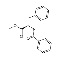 (R)-N-(1'-methoxycarbonyl-2'-phenylethyl)benzamide结构式