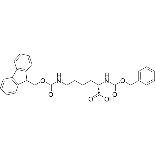 Cbz-Lys(Fmoc)-OH structure