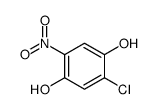 2-chloro-5-nitrobenzene-1,4-diol Structure