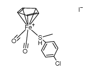 {CpFe(CO)2S(C6H4-p-Cl)(Me)}I Structure