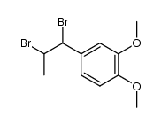 4-(1,2-dibromo-propyl)-1,2-dimethoxy-benzene Structure