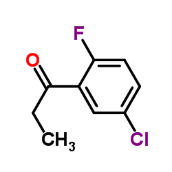 1-(5-Chloro-2-fluorophenyl)-1-propanone结构式