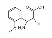 (2R,3R)-3-Amino-2-hydroxy-3-(2-methoxyphenyl)propanoic acid结构式