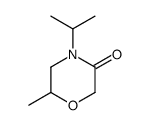 3-Morpholinone,6-methyl-4-(1-methylethyl)-(9CI) Structure