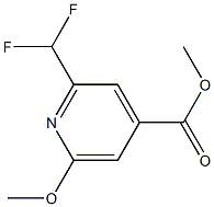 2-(二氟甲基)-6-甲氧基异烟酸甲酯结构式