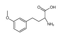 (2S)-2-amino-4-(3-methoxyphenyl)butanoic acid结构式