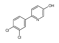 6-(3,4-dichlorophenyl)pyridin-3-ol结构式