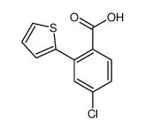 4-chloro-2-thiophen-2-ylbenzoic acid结构式