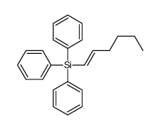 hex-1-enyl(triphenyl)silane结构式