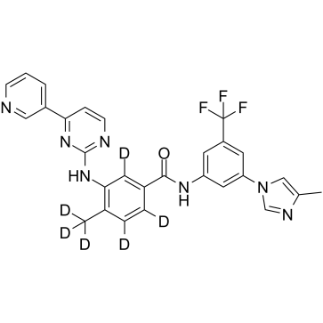 Nilotinib D6 structure