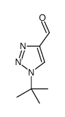 1-(叔丁基)-1H-1,2,3-三唑-4-甲醛结构式