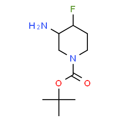 tert-butyl 3-amino-4-fluoropiperidine-1-carboxylate图片