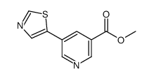 methyl 5-(1,3-thiazol-5-yl)pyridine-3-carboxylate Structure