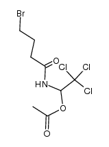 N-(1-acetoxy-2,2,2-trichloroethyl)-4-bromobutyramide结构式