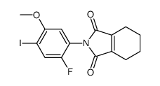 2-(2-fluoro-4-iodo-5-methoxyphenyl)-4,5,6,7-tetrahydroisoindole-1,3-dione Structure