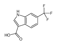 6-(Trifluoromethyl)-1H-indole-3-carboxylic acid结构式