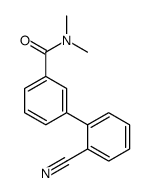 3-(2-cyanophenyl)-N,N-dimethylbenzamide结构式