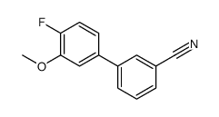 3-(4-fluoro-3-methoxyphenyl)benzonitrile结构式