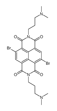 4,9-二溴-2,7-双(3-(二甲氨基丙基)苯并[lmn][3,8]菲咯林-1,3,6,8(2H,7H)-四酮图片