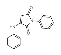 1H-Pyrrole-2,5-dione,1-phenyl-3-(phenylamino)- Structure