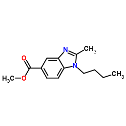 Methyl 1-butyl-2-methyl-1H-benzimidazole-5-carboxylate Structure