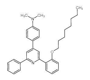 N,N-Dimethyl-4-(2-(2-(octyloxy)phenyl)-6-phenylpyridin-4-yl)aniline Structure