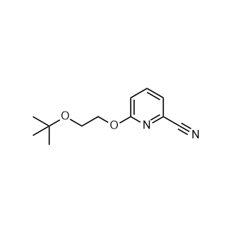 6-(2-(tert-Butoxy)ethoxy)picolinonitrile Structure