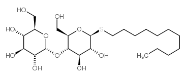 n-undecyl-b-d-thiomaltoside Structure