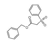 benzenesulphonylacetic acid benzyl ester Structure