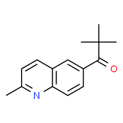 2,2-二甲基-1-(2-甲基喹啉-6-基)丙-1-酮图片