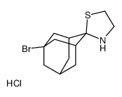 1'-bromospiro[1,3-thiazolidine-2,4'-adamantane],hydrochloride Structure