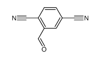 1,4-Benzenedicarbonitrile, 2-formyl- (9CI) Structure