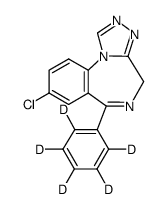 estazolam -d5结构式