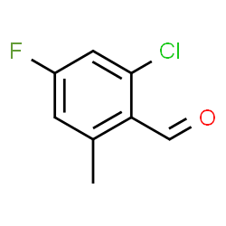 2-Chloro-4-fluoro-6-methylbenzaldehyde Structure